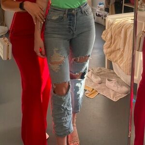 Ripped Mom Jeans
